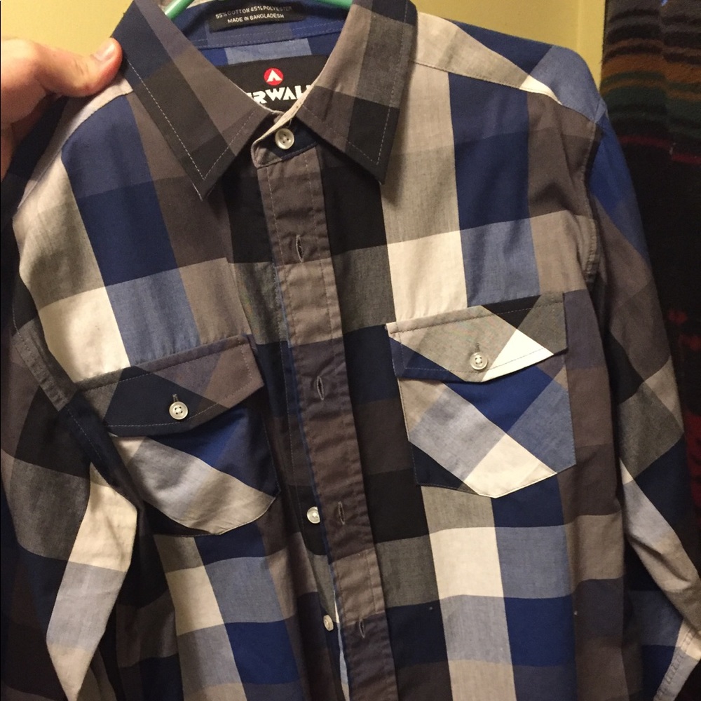 Airwalk Mens Button Down